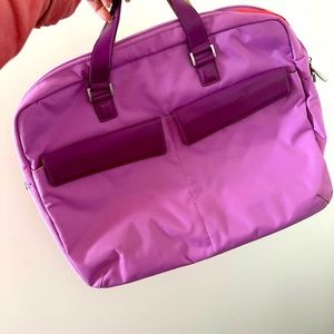 Super Cute Purple Tumi laptop bag - like new!